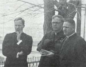 Frs. Joseph Collins,  Philip Stark and Hector L. Bolduc