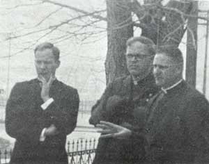 Frs. Joseph Collins, Philip Stark and Hector L. Bolduc