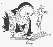 Pope Pius V writing carefully