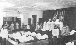 The ordination ceremony