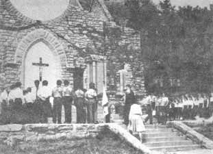 Boy Scout ceremony