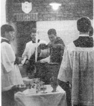 Blessing Baptismal Water at the Ester Vigil