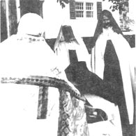Mother Marie-Christiane kissed the Bishop's ring and the key