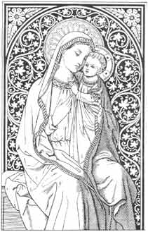Mary holding the Child Jesus