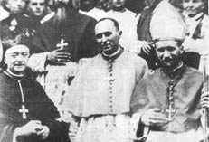 Bishop Lefebvre with Cardinal Liénart