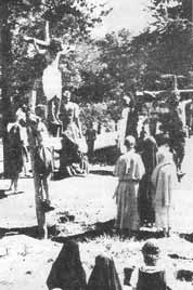 Christ talks to his Mother and St. John from the Cross