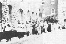 procession with the Blessed Sacrament