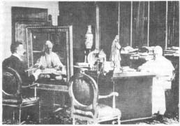 Von Well paints Pius X in his private study