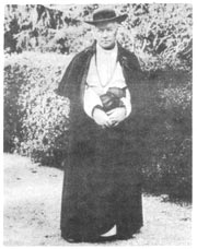 Pius X walking in the Vatican Gardens