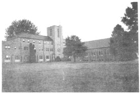 Photo of the Winona Seminary, taken from the lawn in front