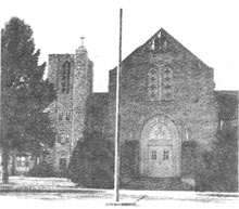 Winona Seminary as seen from the flagpole