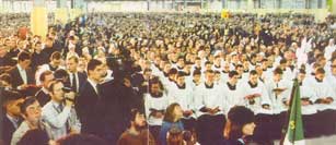 Thousands of priests and faithful at the Jubilee
