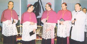 Four SSPX bishops and Fr. Schmidberger