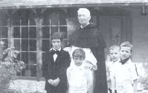 Fr Chivre with children