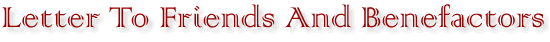 The Society of St. Pius X. Letter to Friends & Benefactors (No. 31)