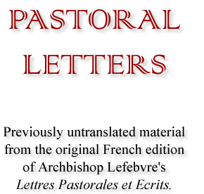 Pastoral Letters